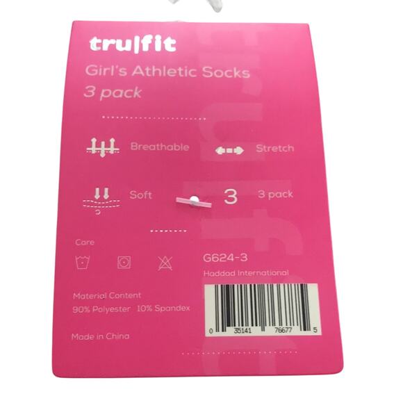 NWT girl’s socks size 4-6.5 - Picture 4 of 7